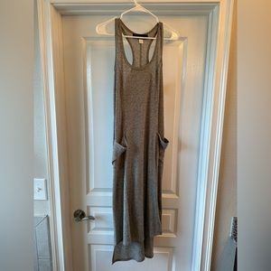 Francesca’s medium, light weight gray dress.
